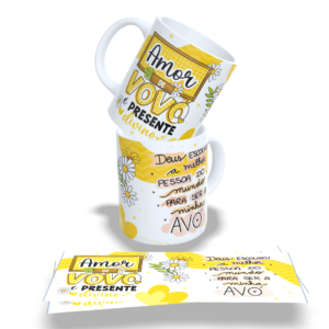 Caneca Tema Avó 325ml (Ref:13)