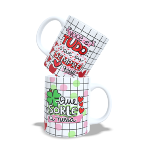 Caneca Porcelana 325ml (Modelo 10)