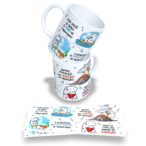 Caneca Porcelana 325ml (Modelo 13)