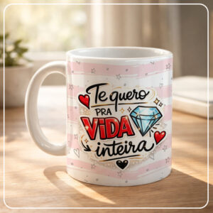 Caneca de Porcelana 325ml (Modelo 20)
